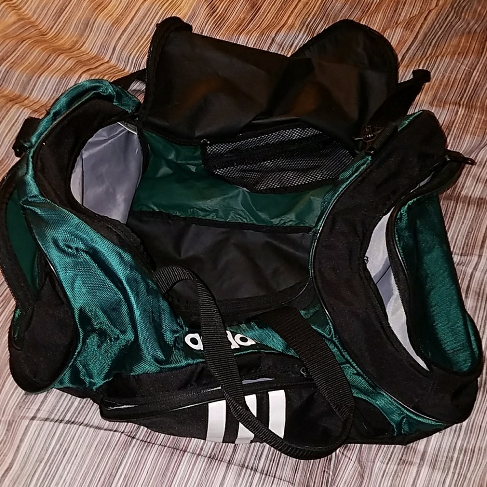 Green Adidas Duffel Bag
